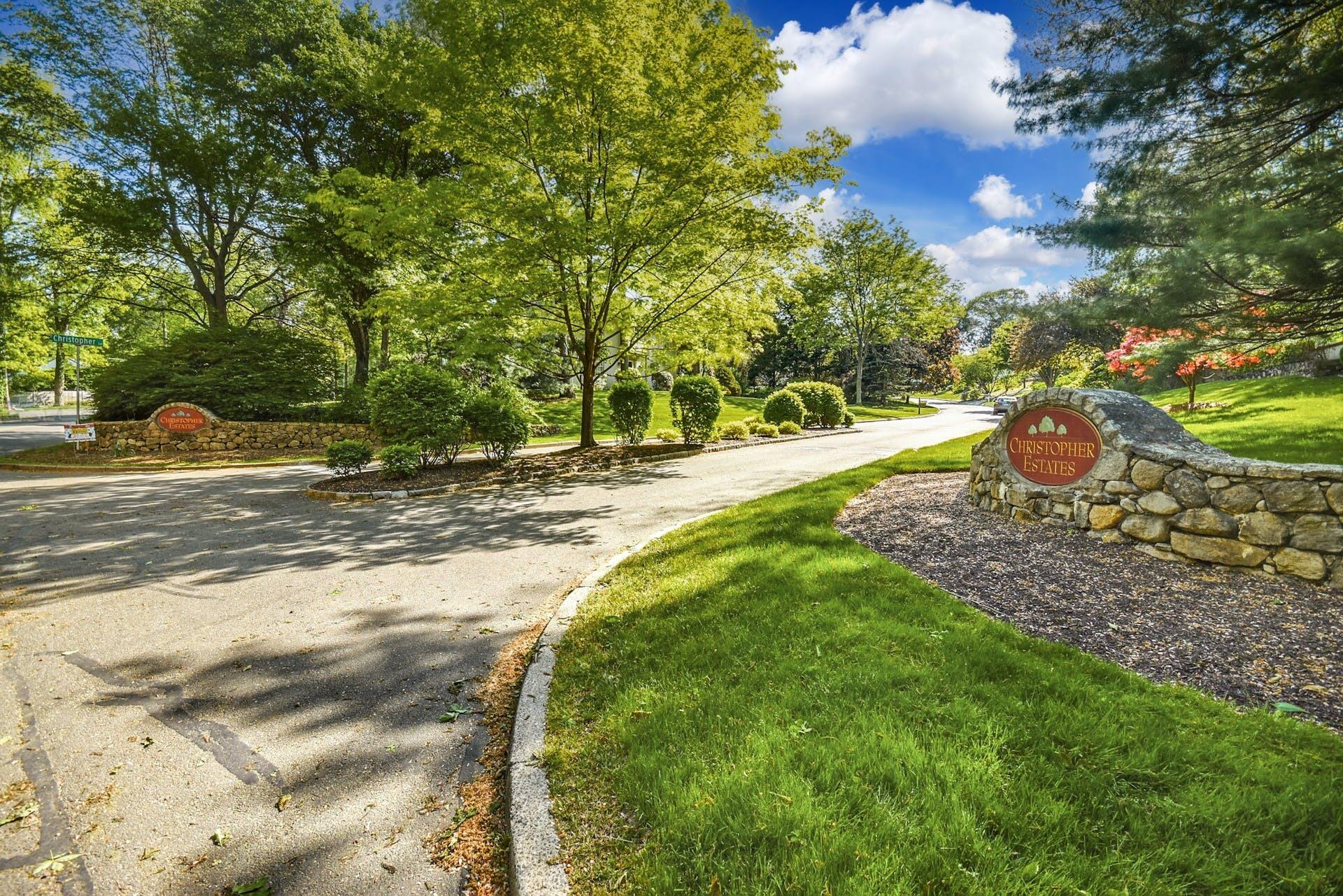 5 Christopher Lane Norwalk, CT 06851 - Photo 42 of 46 a view of a backyard of the house
