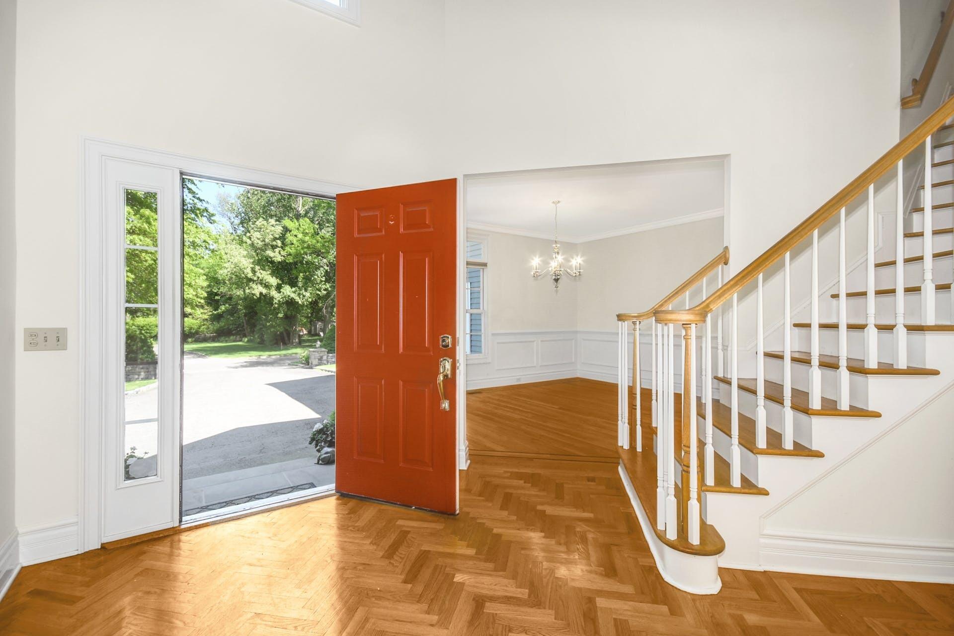 5 Christopher Lane Norwalk, CT 06851 - Photo 5 of 46 a view of an entryway with wooden floor