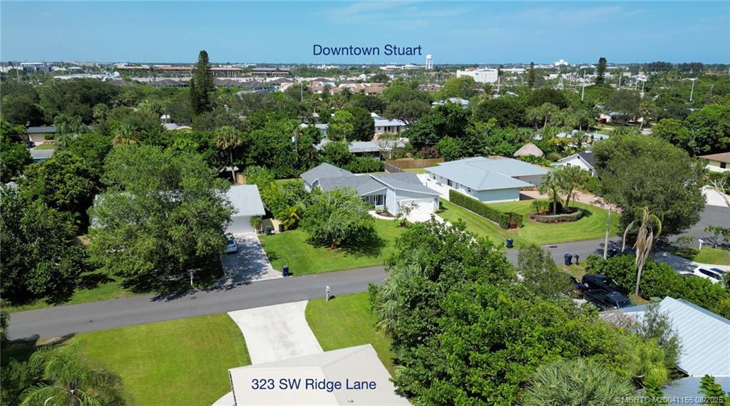 323 Southwest Ridge Lane Stuart, FL 34994 - Photo 24 of 29 an aerial view of a house with a yard