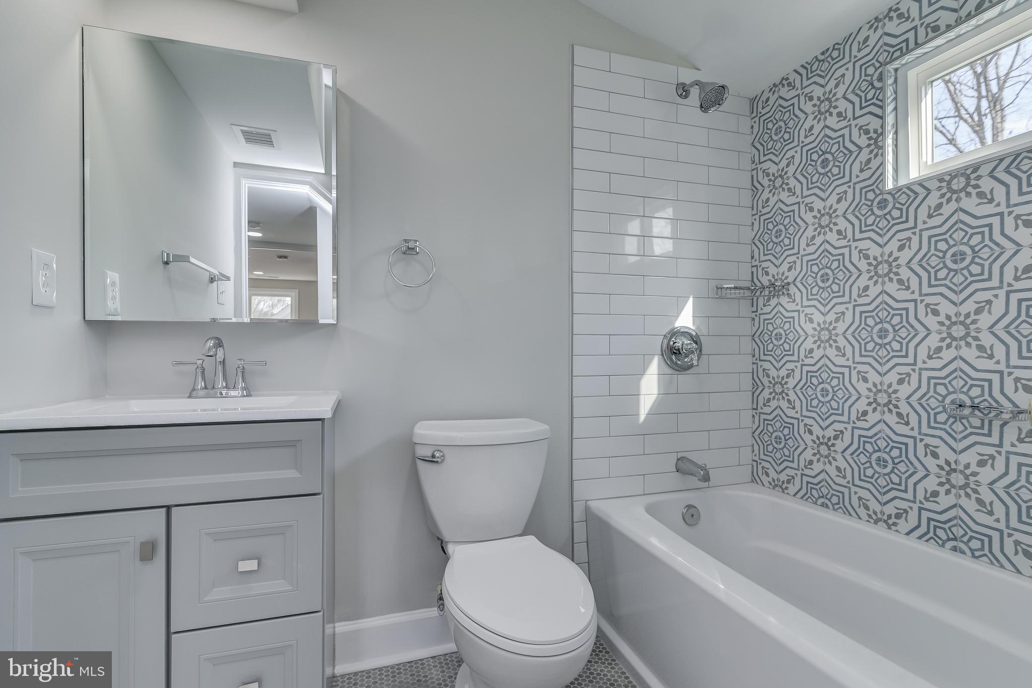 910 Robin Road Silver Spring, MD 20901 - Photo 30 of 49 Upstairs Fully Remodeled Bathroom