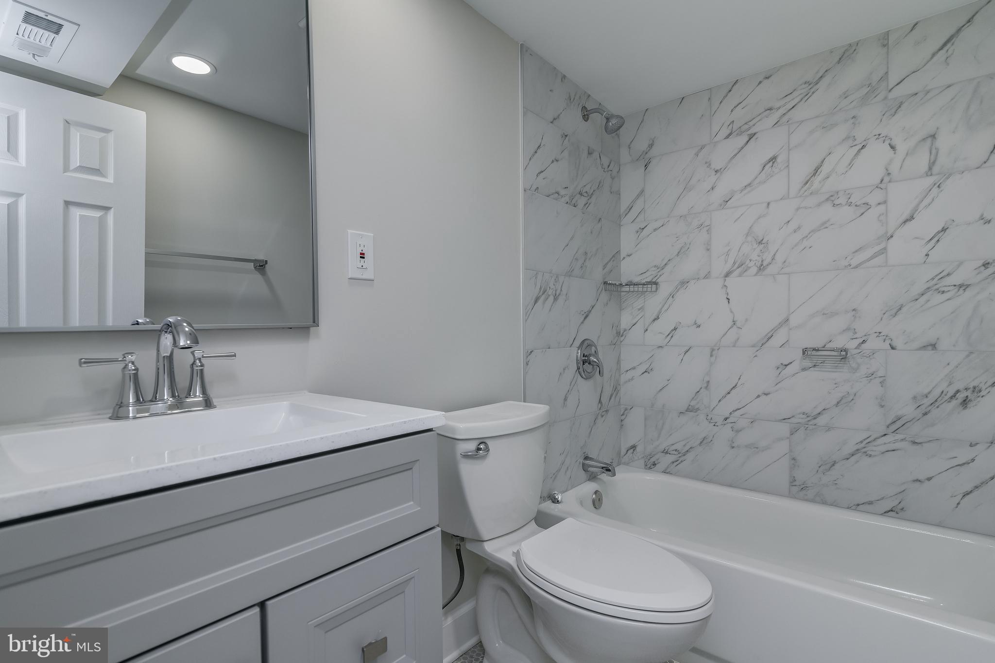 910 Robin Road Silver Spring, MD 20901 - Photo 38 of 49 Basement Fully Remodeled Bathroom