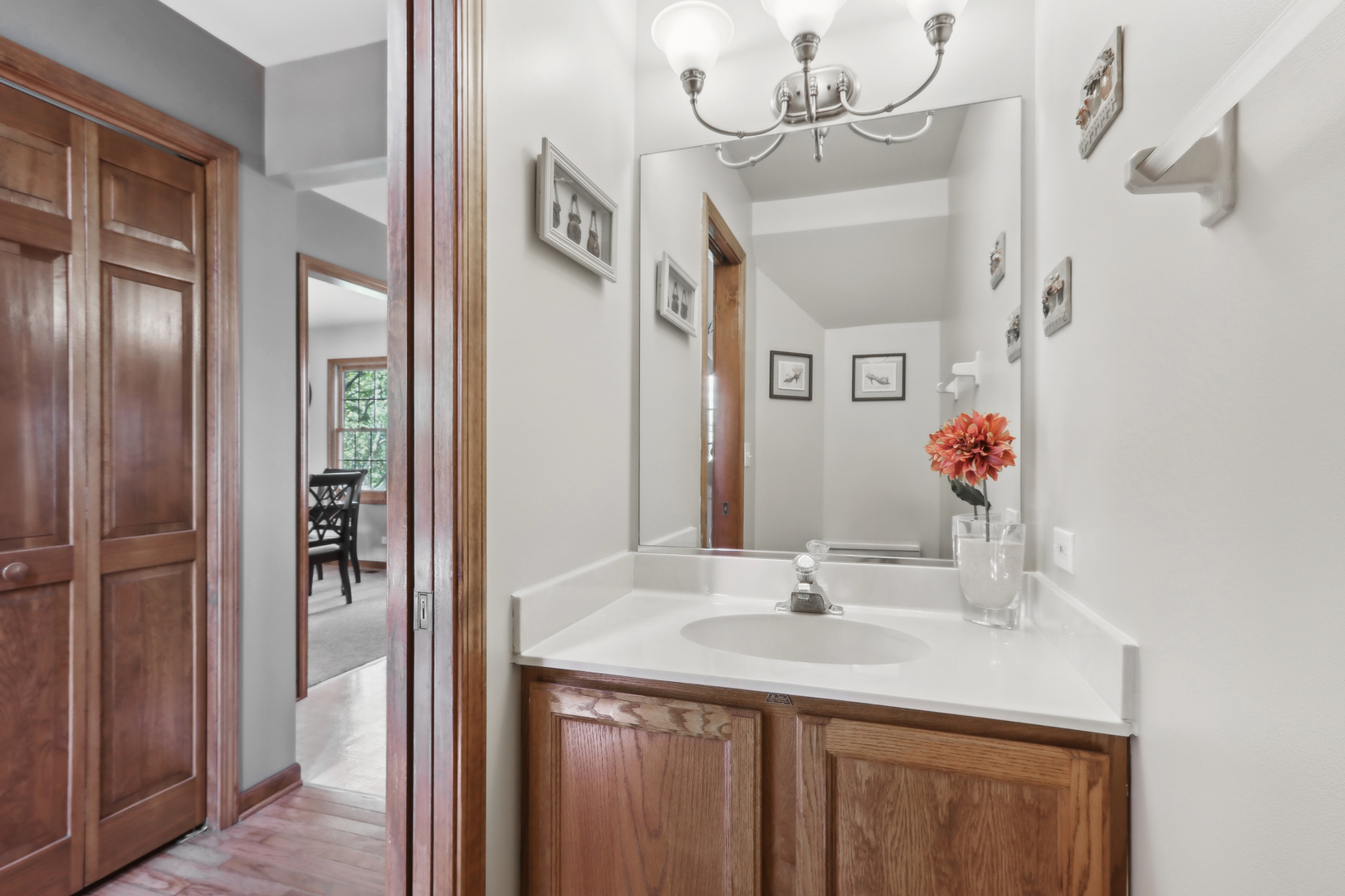 2835 Randall Ridge Court Elgin, IL 60124 - Photo 16 of 39 a bathroom with a sink vanity and a mirror