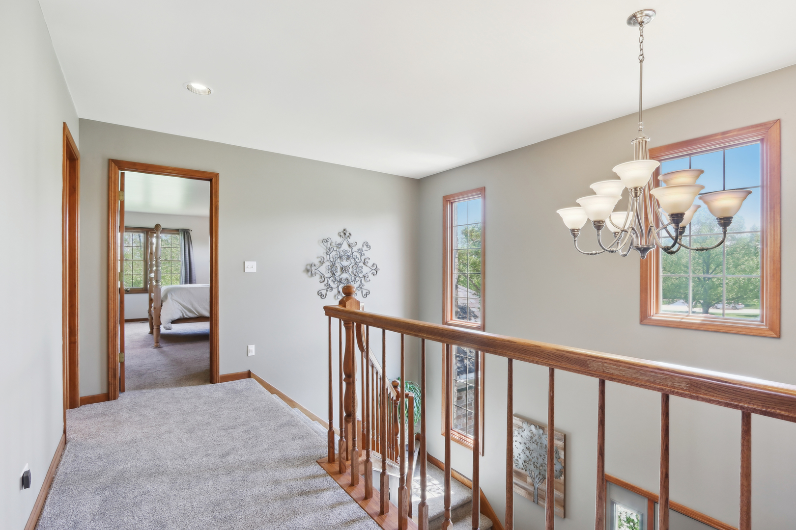 2835 Randall Ridge Court Elgin, IL 60124 - Photo 18 of 39 a view of a hallway to a livingroom with furniture