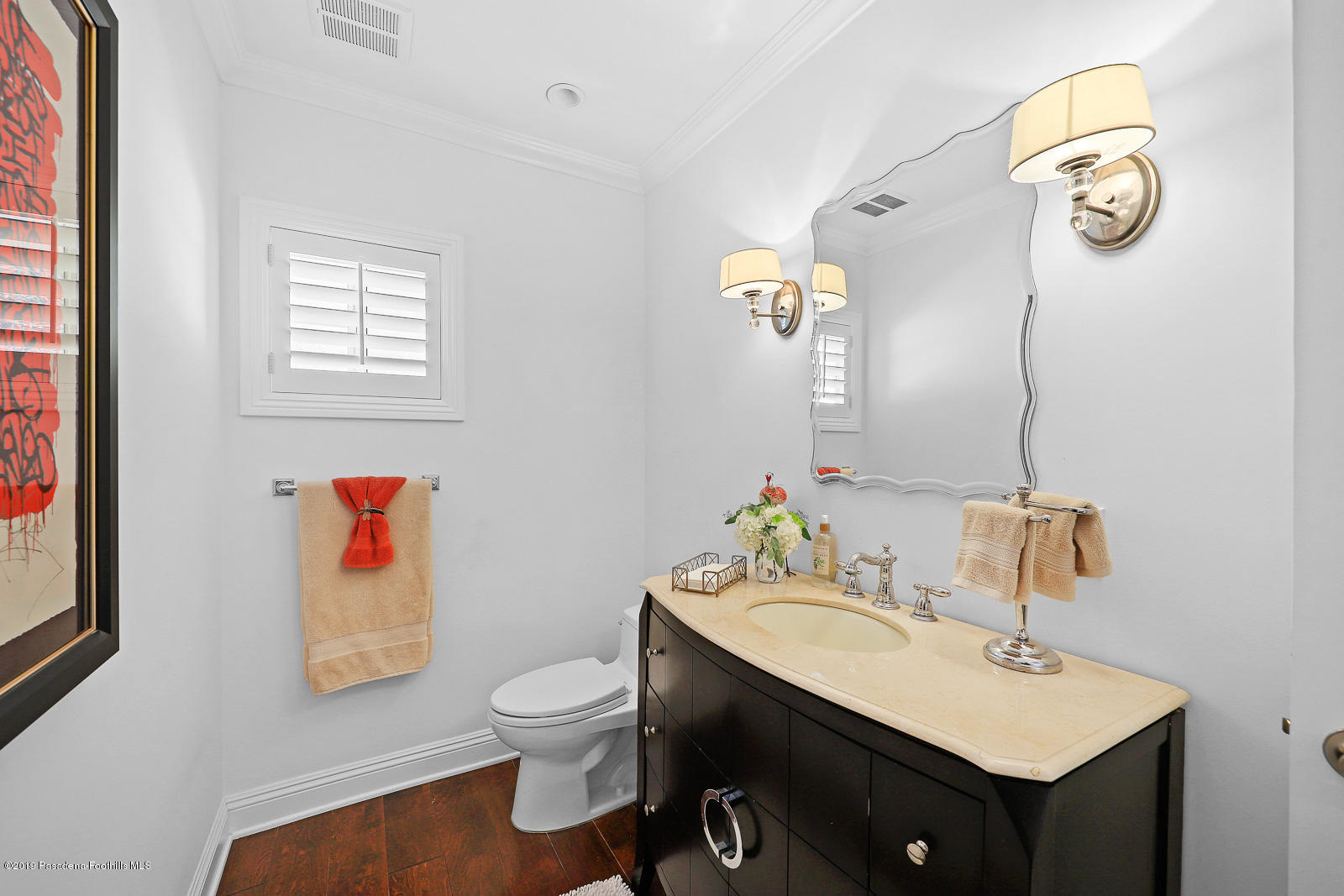 1412 Hillside Drive Glendale, CA 91208 - Photo 16 of 33 a bathroom with a sink mirror and toilet
