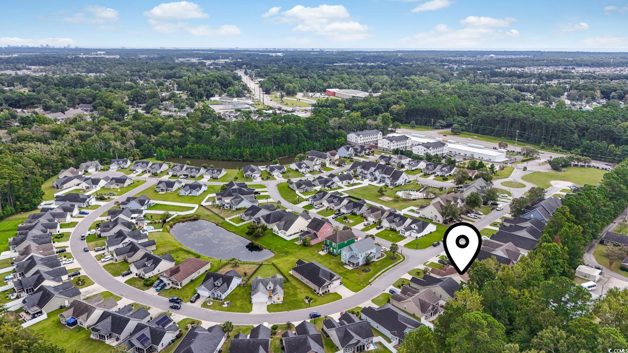 173 Foxpath Loop Myrtle Beach, SC 29588 - Photo 30 of 31 View of property location featuring nearby suburban area and a tree filled landscape