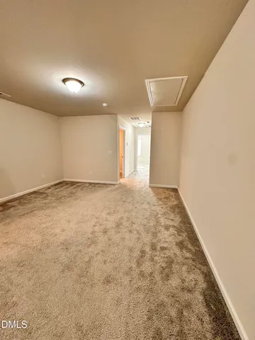 a view of empty room