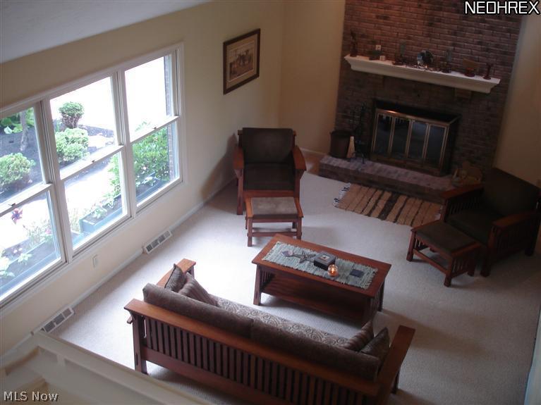 16532 Haskins Road Bainbridge, OH 44023 - Photo 2 of 19 VIEW OF THE GREAT ROOM FROM THE STAIRWAY