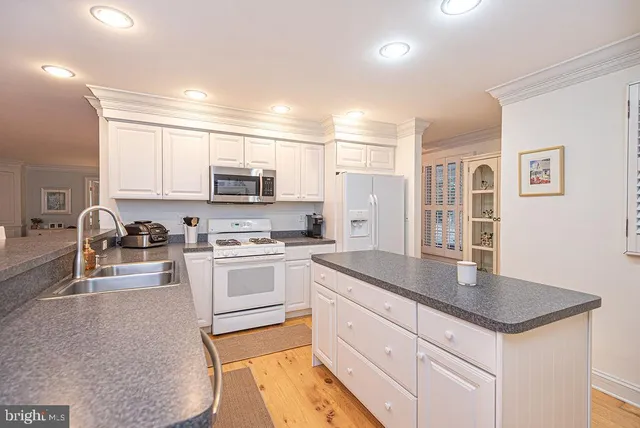 a front view of a house with a garden and plants