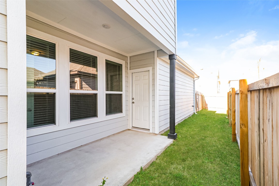 530 Ansley Court Taylor, TX 76574 - Photo 28 of 31 Property entrance featuring a patio