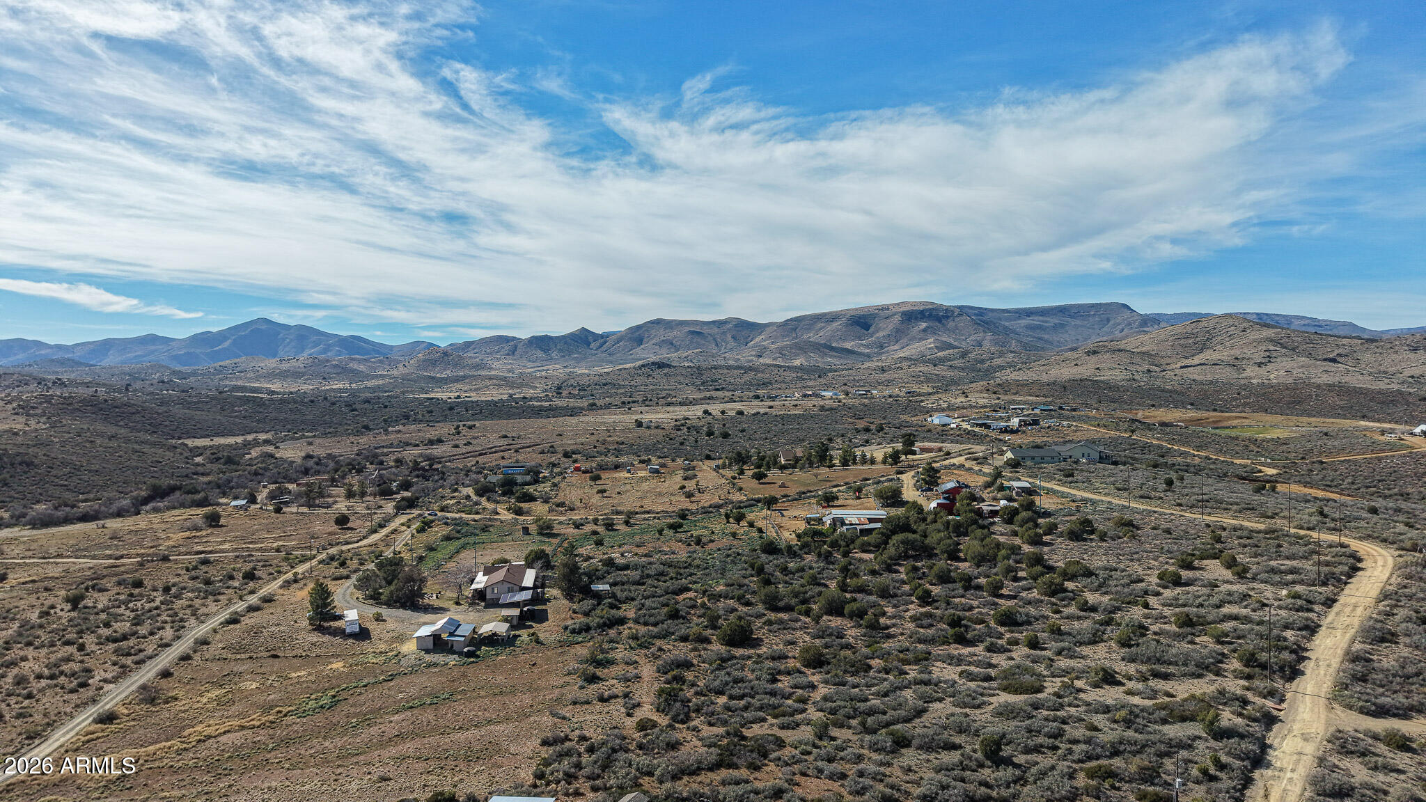 11401 South Hackberry Trail Mayer, AZ 86333 - Photo 10 of 21 an aerial view of residential house and mountain view