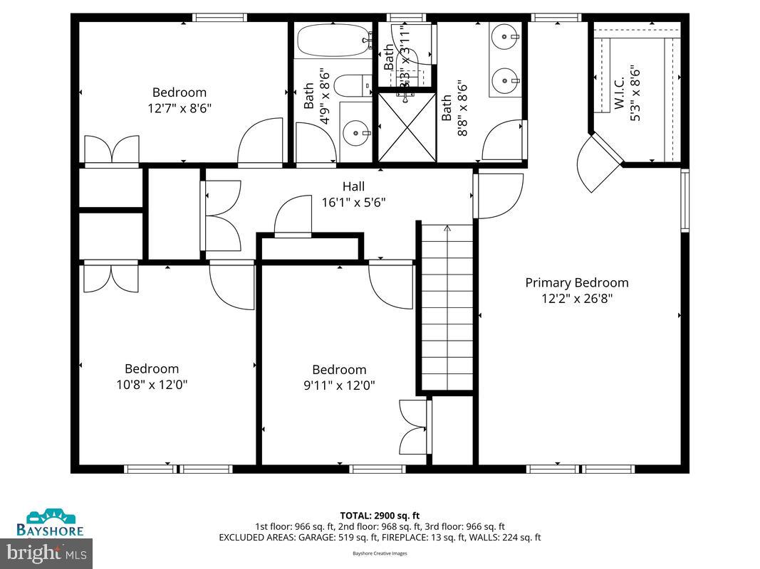 2775 Scientists Cliffs Road Port Republic, MD 20676 - Photo 53 of 54 a picture of a wall with a white wall and a painting