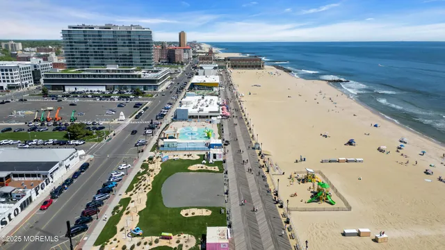 a view of a city with tall buildings