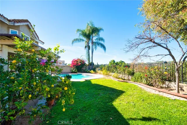 a patio with table and chairs