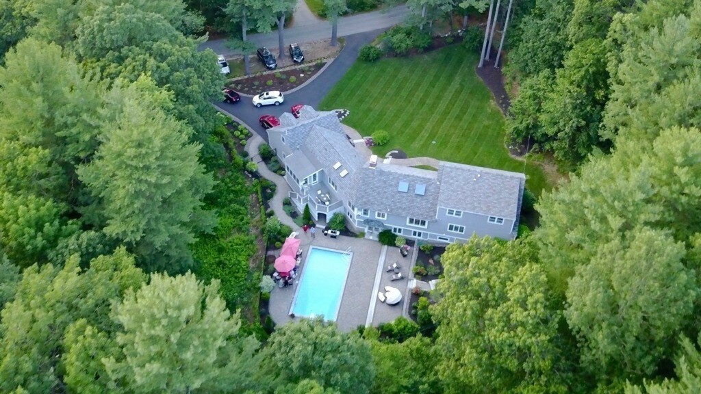 83 Valley Road Boxford, MA 01921 - Photo 29 of 31 an aerial view of a house with a yard