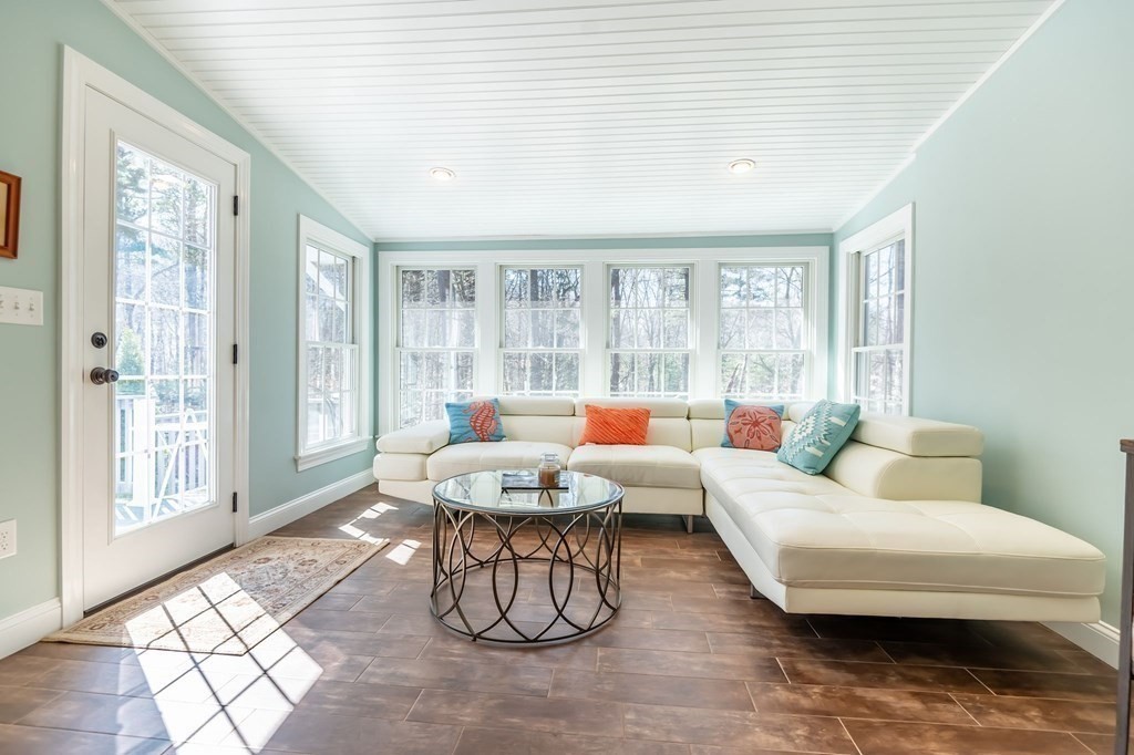 83 Valley Road Boxford, MA 01921 - Photo 8 of 31 a living room with furniture and a large window