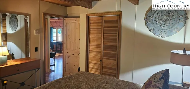 a view of a hallway and interior of the house