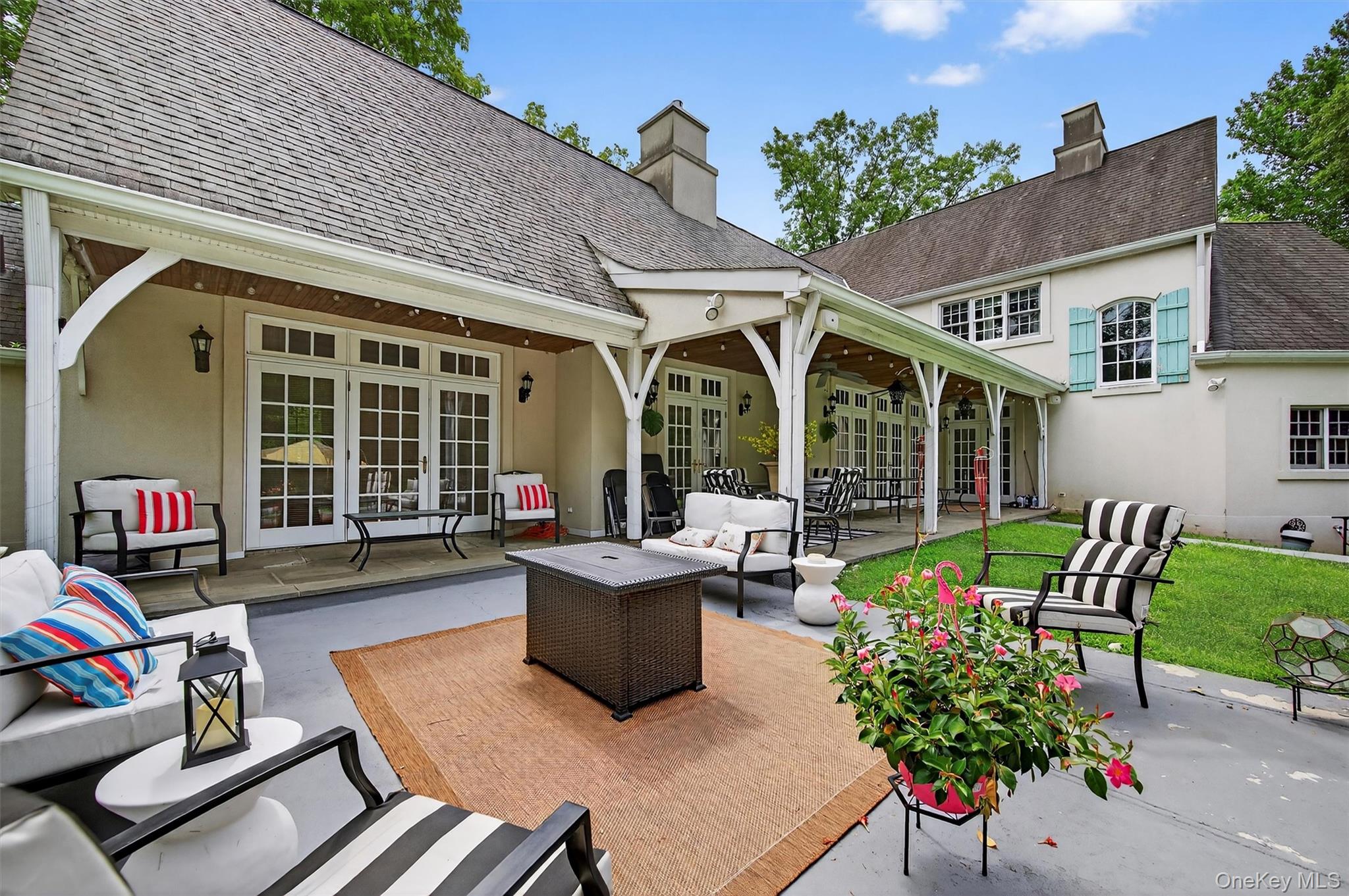 10 Greenwich Avenue Central Valley, NY 10917 - Photo 36 of 42 a view of a patio with table and chairs and potted plants
