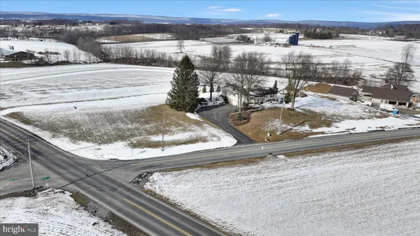 a view of a yard from a window