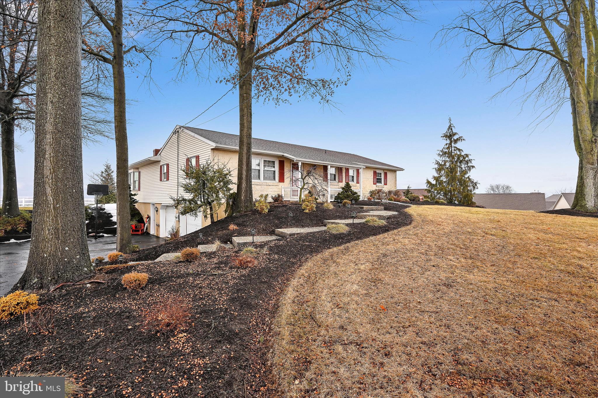 61 West Rosebud Road Myerstown, PA 17067 - Photo 13 of 58 a front view of a house with a yard
