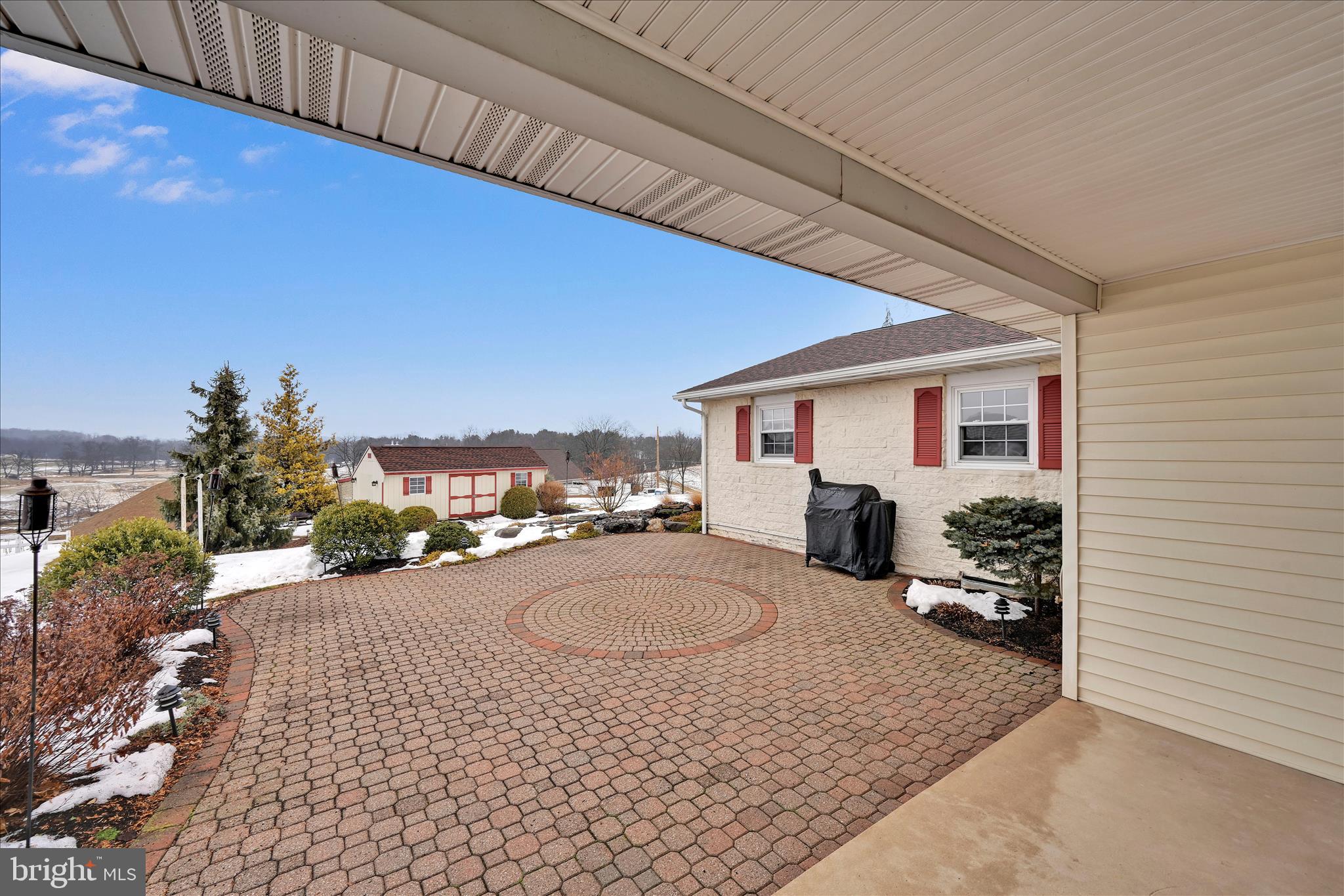 61 West Rosebud Road Myerstown, PA 17067 - Photo 38 of 58 a view of a house with backyard and sitting area