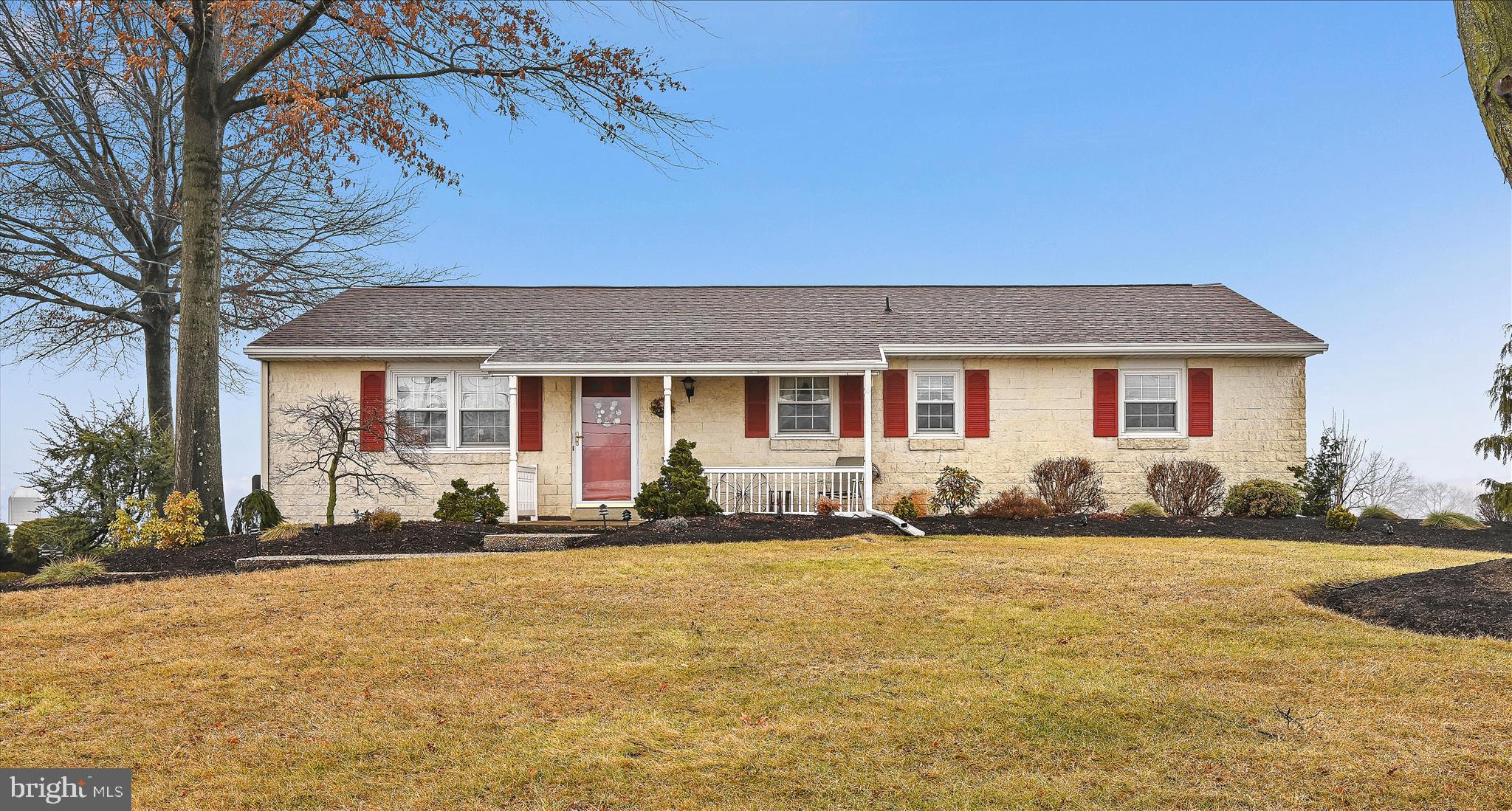61 West Rosebud Road Myerstown, PA 17067 - Photo 9 of 58 a front view of a house with a yard