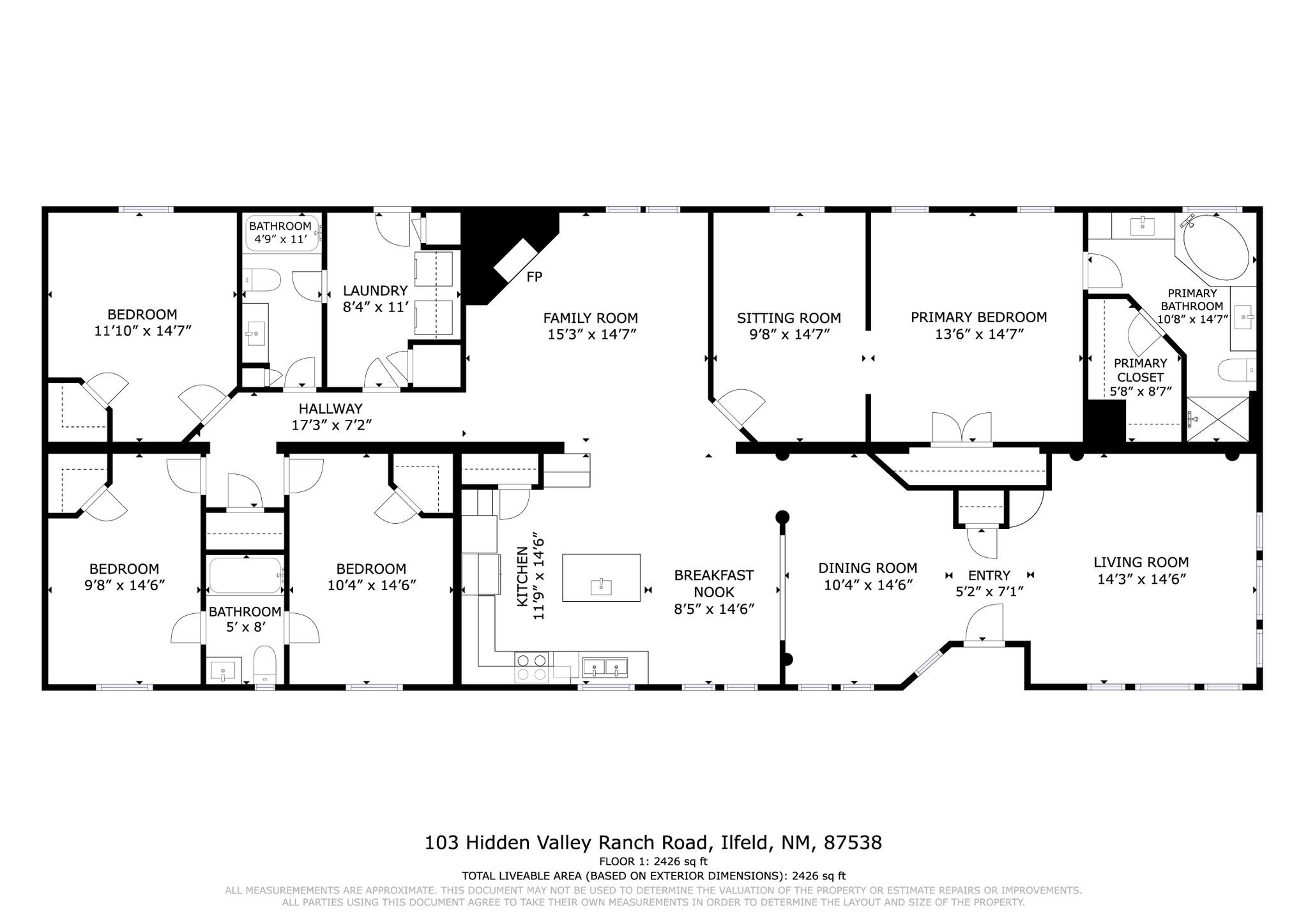 103 Hidden Valley Ranch Road Ilfeld, NM 87538 - Photo 49 of 49 Floorplan