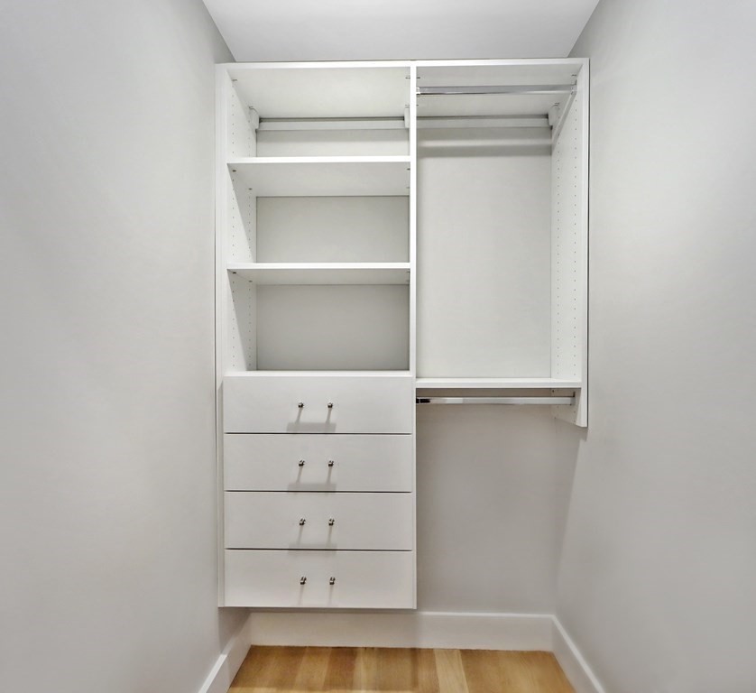 189 Babcock Street, Unit 2 Brookline, MA 02446 - Photo 29 of 39 a view of walk in closet with empty racks