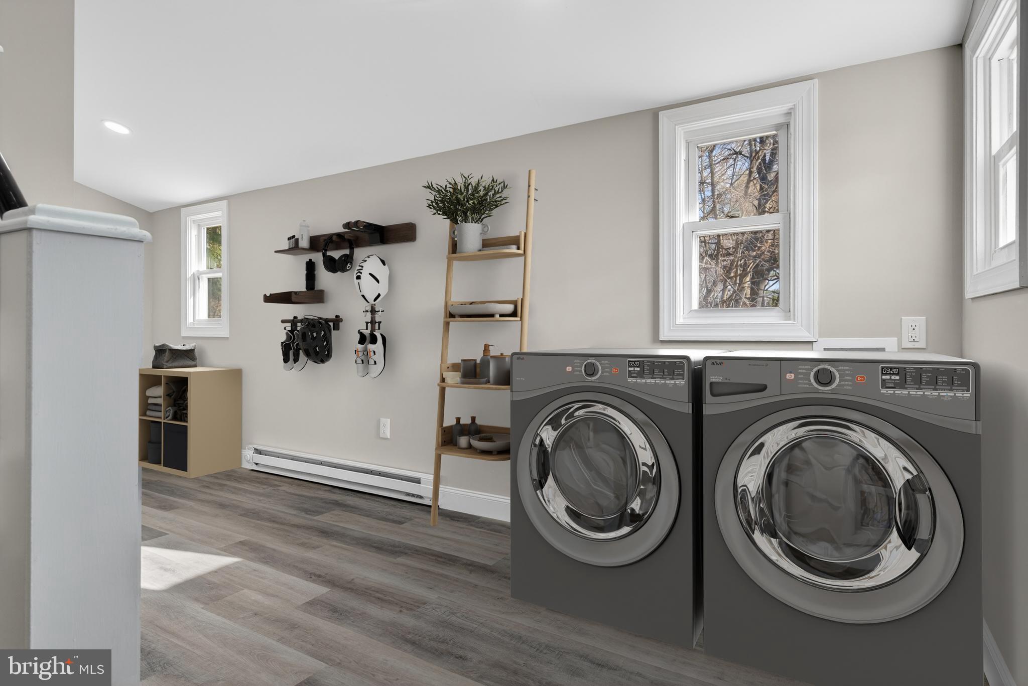 5960 Clover Road Harrisburg, PA 17112 - Photo 5 of 39 a view of a bedroom with washer and dryer