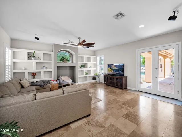 a spacious bathroom with a tub and a shower