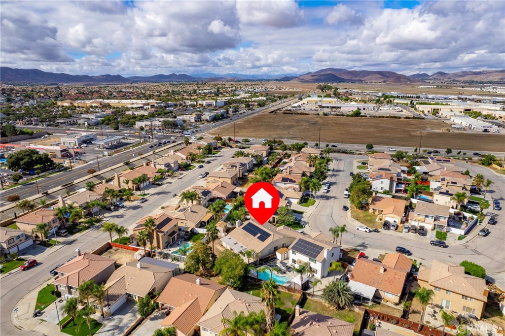 3155 Shipley Place Hemet, CA 92545 - Photo 26 of 26 an aerial view of residential building and city