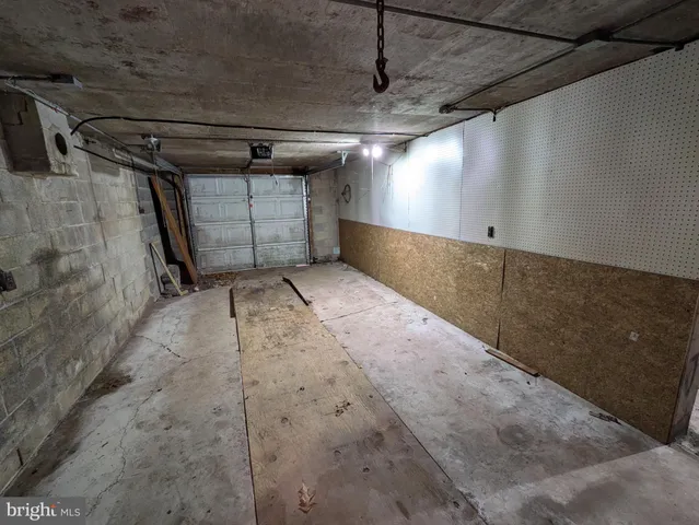 a view of parking garage