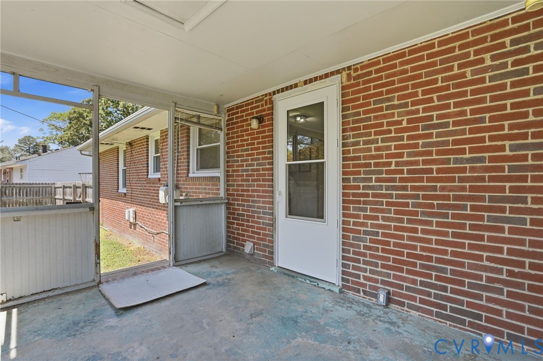 2403 Omega Road Henrico, VA 23228 - Photo 28 of 39 a view of a balcony with a stove