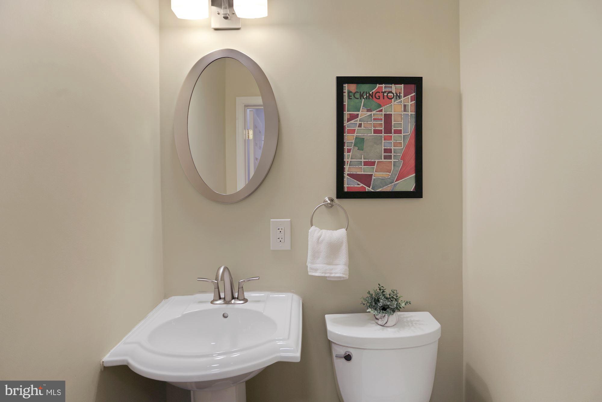 215 T Street Northeast Washington, DC 20002 - Photo 12 of 31 Main Level Powder Room