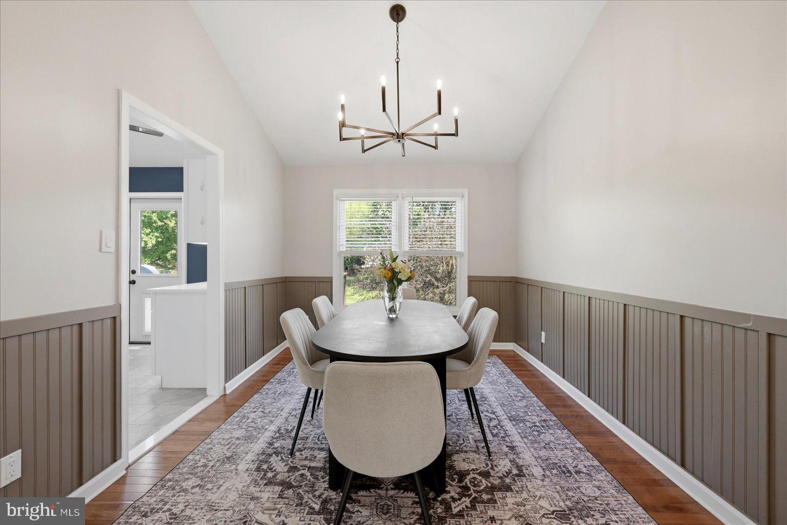 13704 Springhaven Drive Chantilly, VA 20151 - Photo 8 of 39 Dining Room with Chair Rail