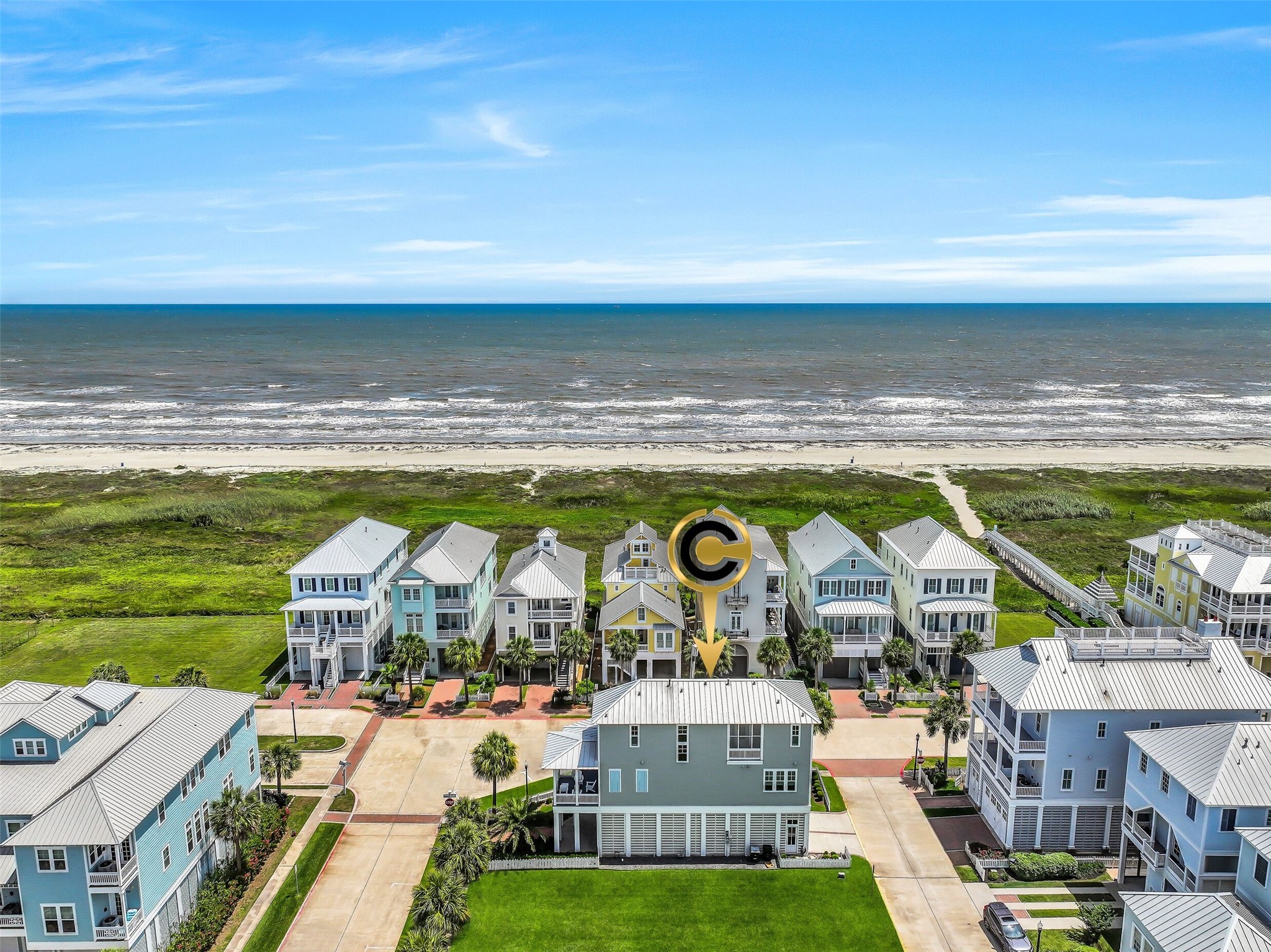 817 Positano Road Galveston, TX 77550 - Photo 1 of 50 Wake up just steps from the sand in one of Galveston's most desirable beachfront communities. This fully furnished luxury rental offers Gulf views, coastal charm, and resort-style living in the heart of Beachtown.