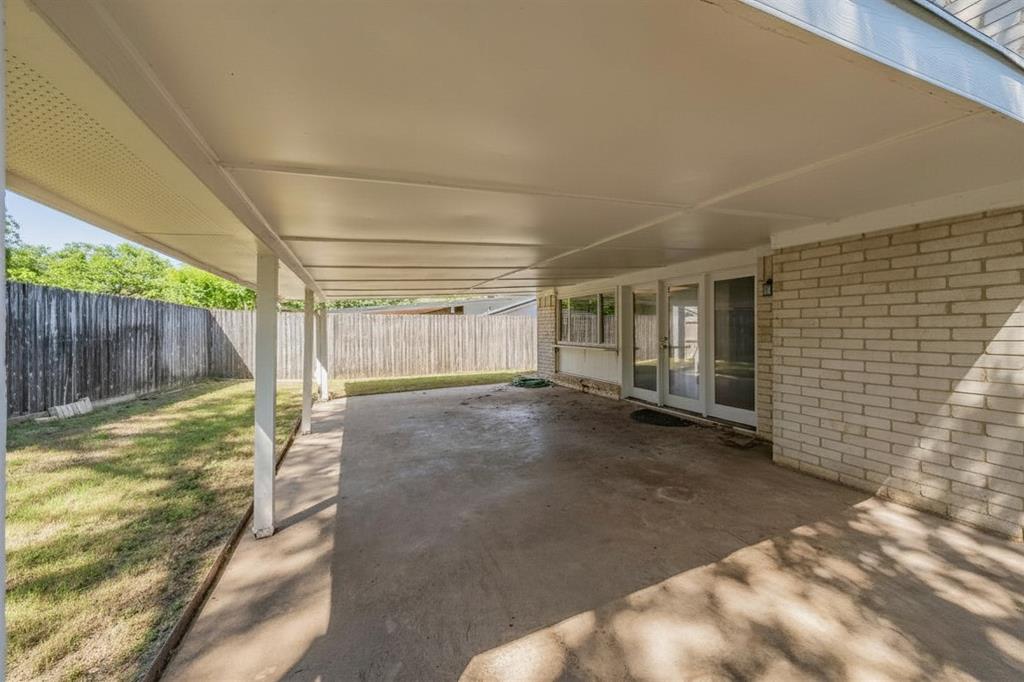 1301 Cedar Ridge Terrace Euless, TX 76039 - Photo 30 of 31 Expansive covered patio ready for anytime entertaining!