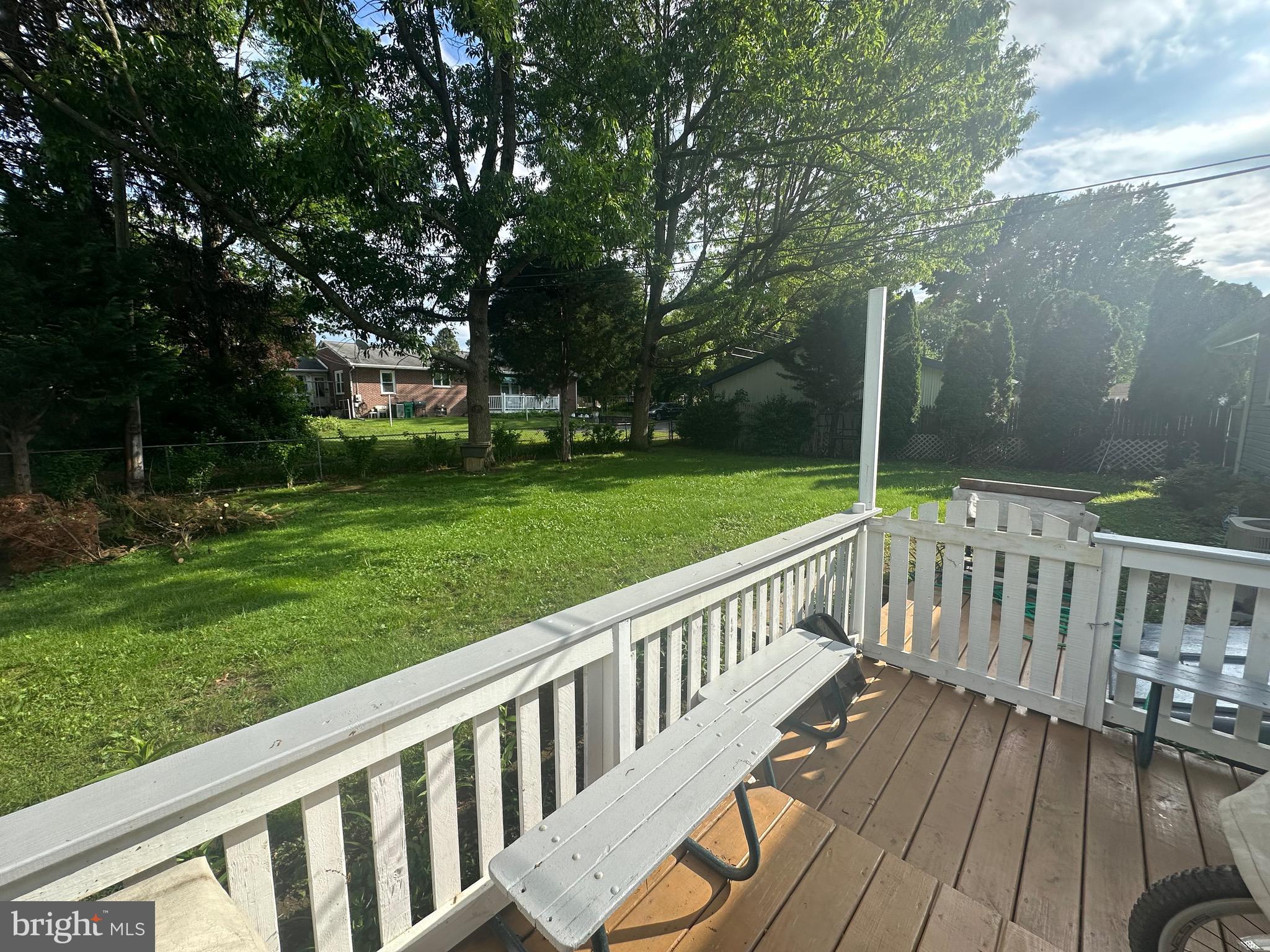112 Mitchell Street Elkton, MD 21921 - Photo 3 of 5 a view of deck with a large trees