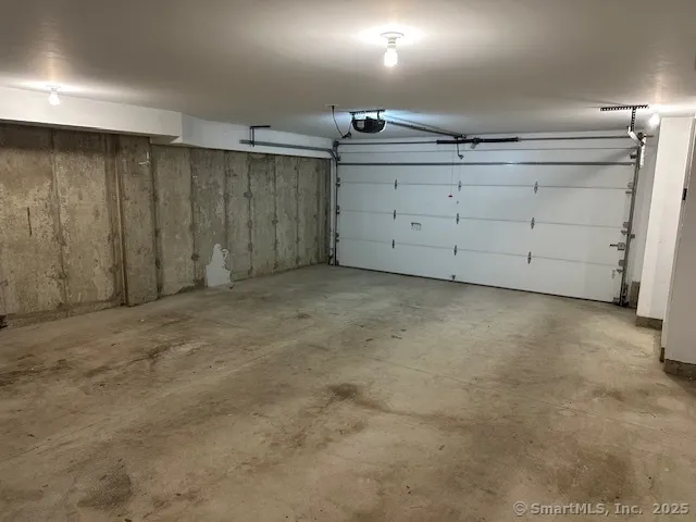 a view of a garage