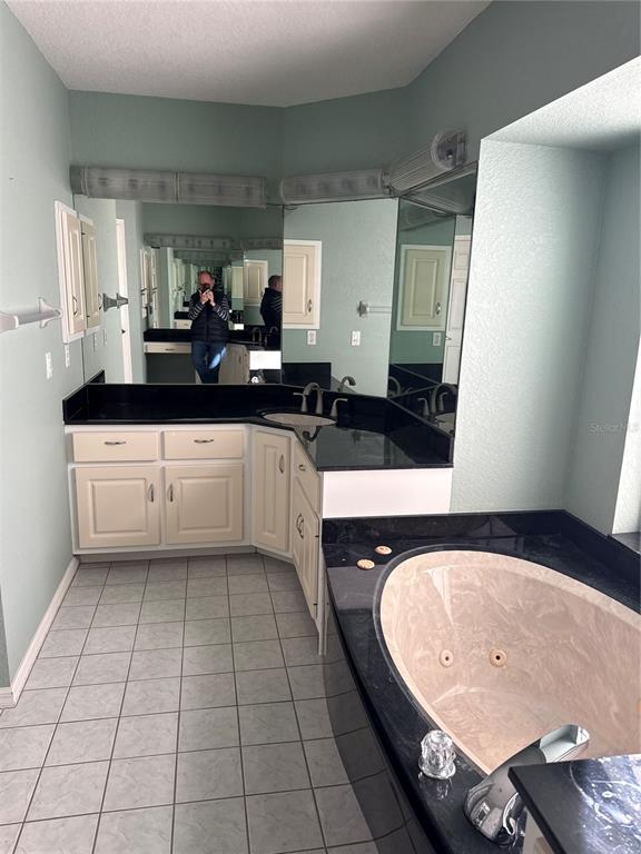 29310 Bryan Way Punta Gorda, FL 33982 - Photo 16 of 30 a bathroom with a sink a mirror and a bathtub