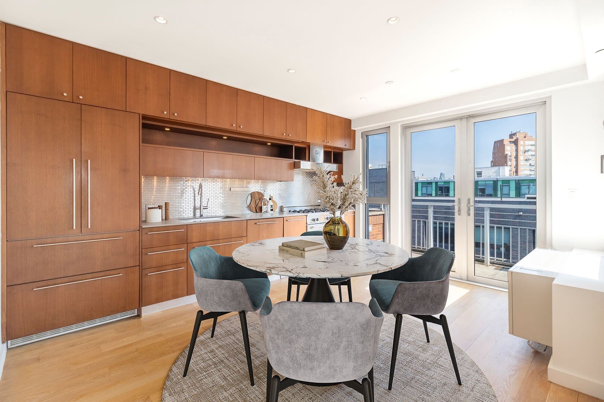 260 North 9th Street, Unit 7A Brooklyn, NY 11211 - Photo 7 of 7 a dining room with furniture and window