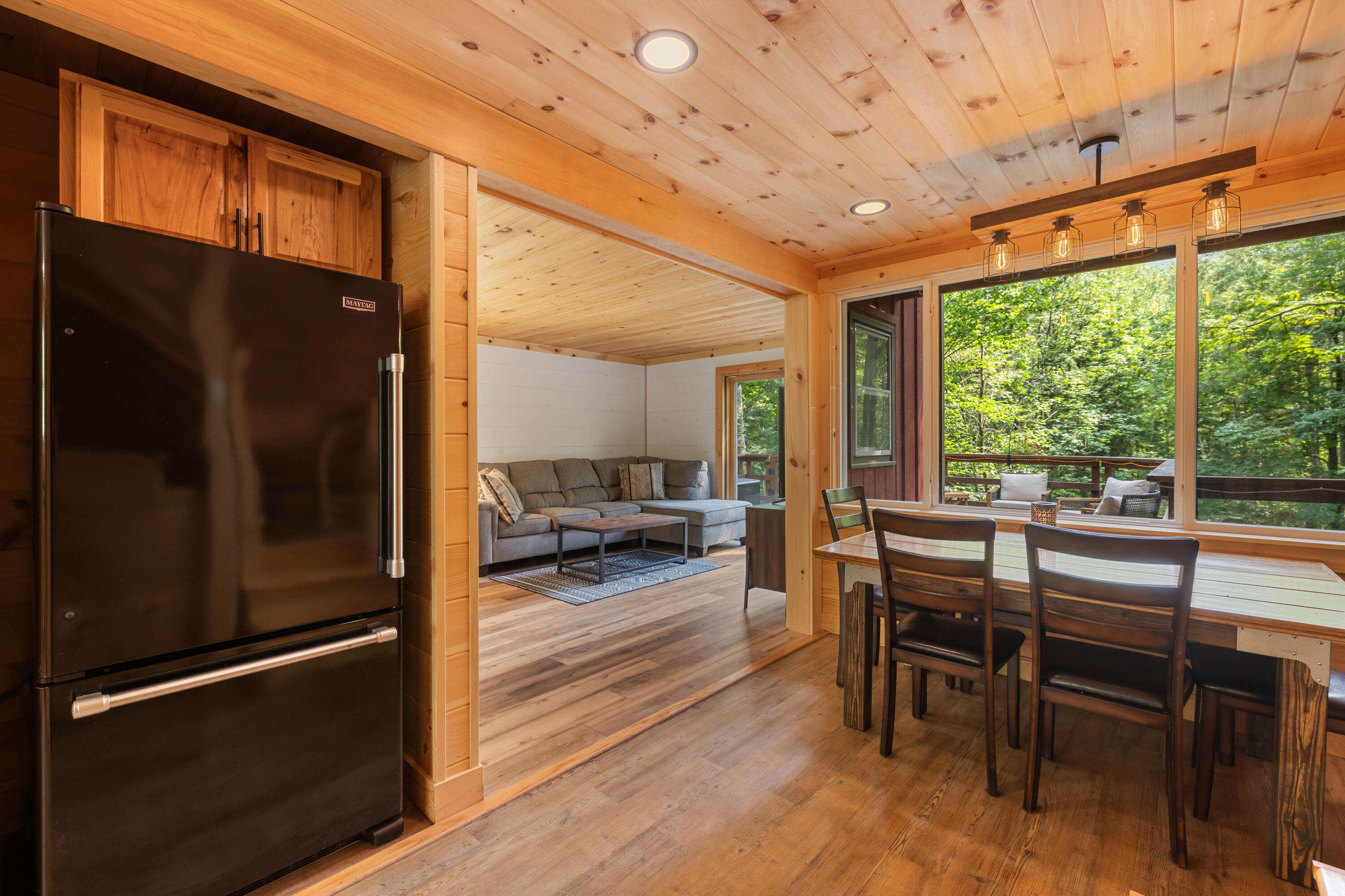 340 Howe Hill Road Greenwood, ME 04255 - Photo 11 of 42 Kitchen/dining/living