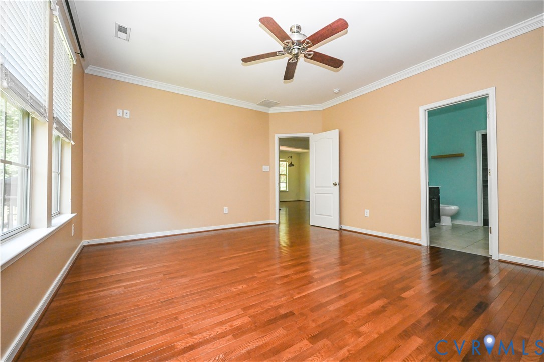 14536 Needham Market Road Midlothian, VA 23112 - Photo 14 of 25 Hardwood flooring throughout, ceiling fan with lig