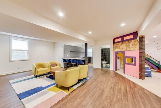 a view of a living room