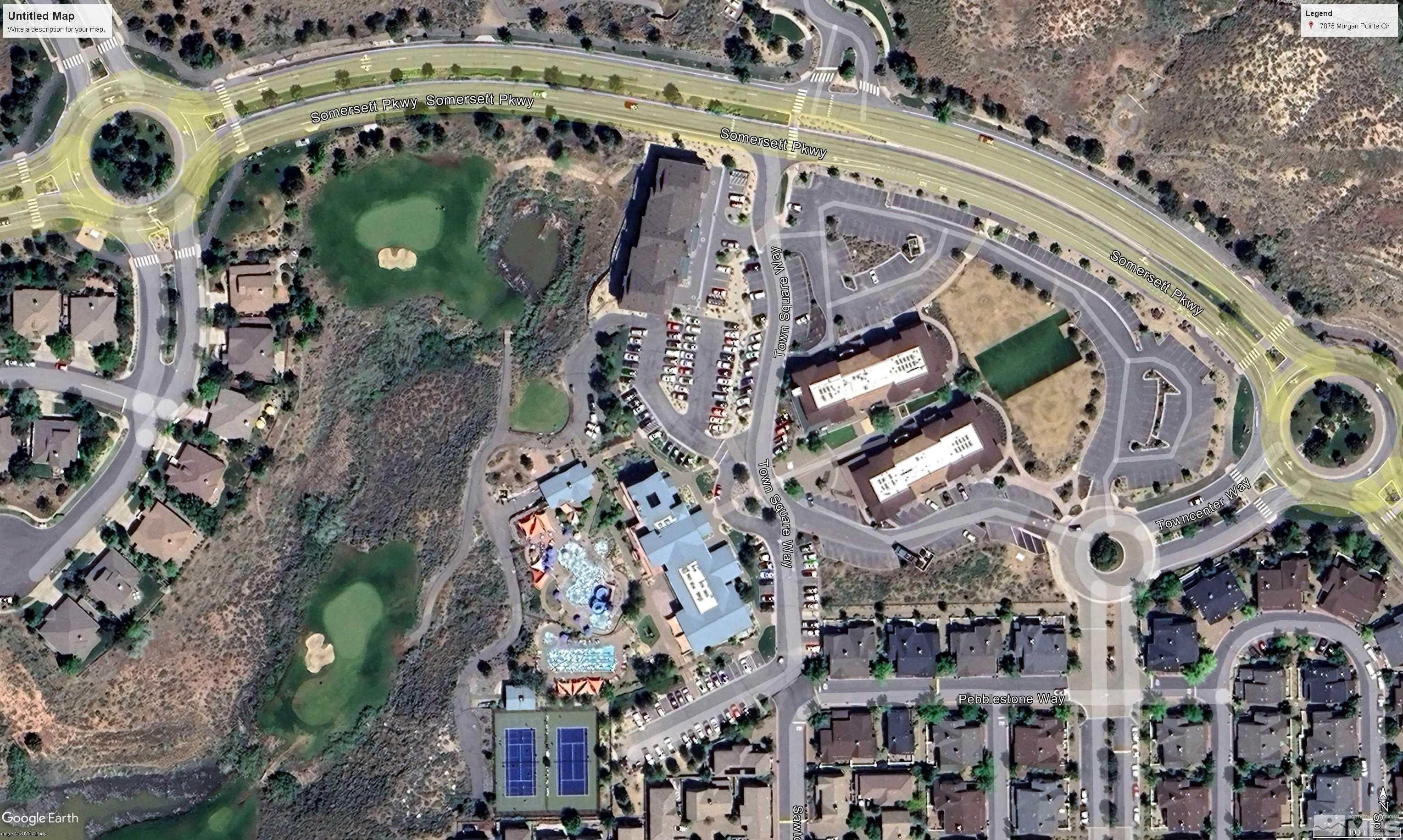 7875 Morgan Pointe Circle Reno, NV 89523 - Photo 30 of 31 an aerial view of a swimming pool