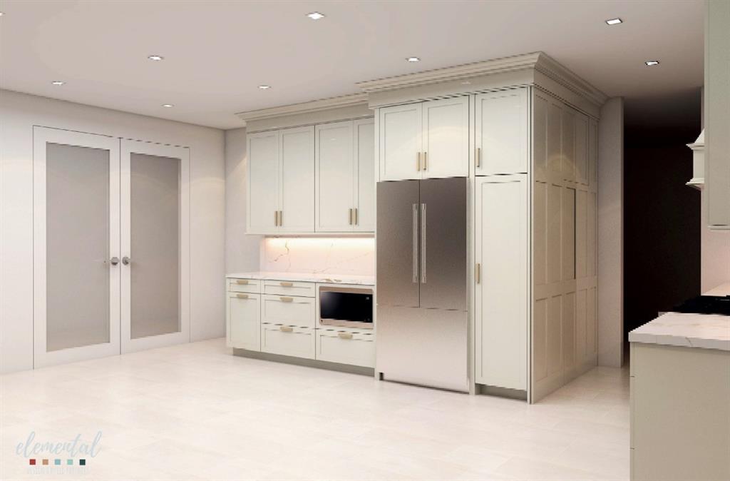 6752 Shoal Creek Road Clermont, GA 30527 - Photo 16 of 65 a kitchen with a refrigerator sink stove and cabinets