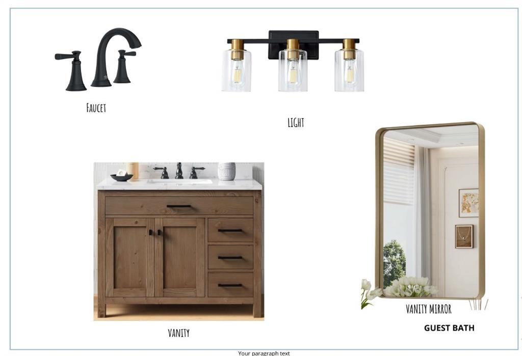 6752 Shoal Creek Road Clermont, GA 30527 - Photo 22 of 65 a bathroom with a sink a vanity and a mirror