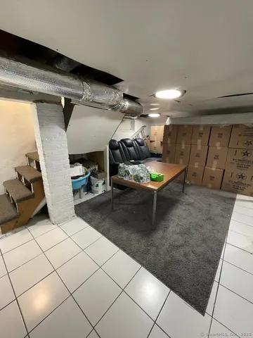 a view of storage and utility room