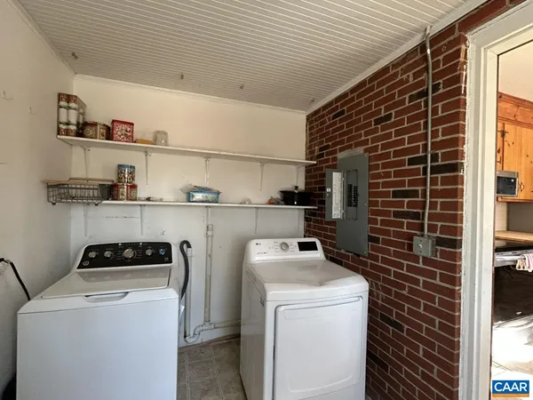 a room with storage and utility