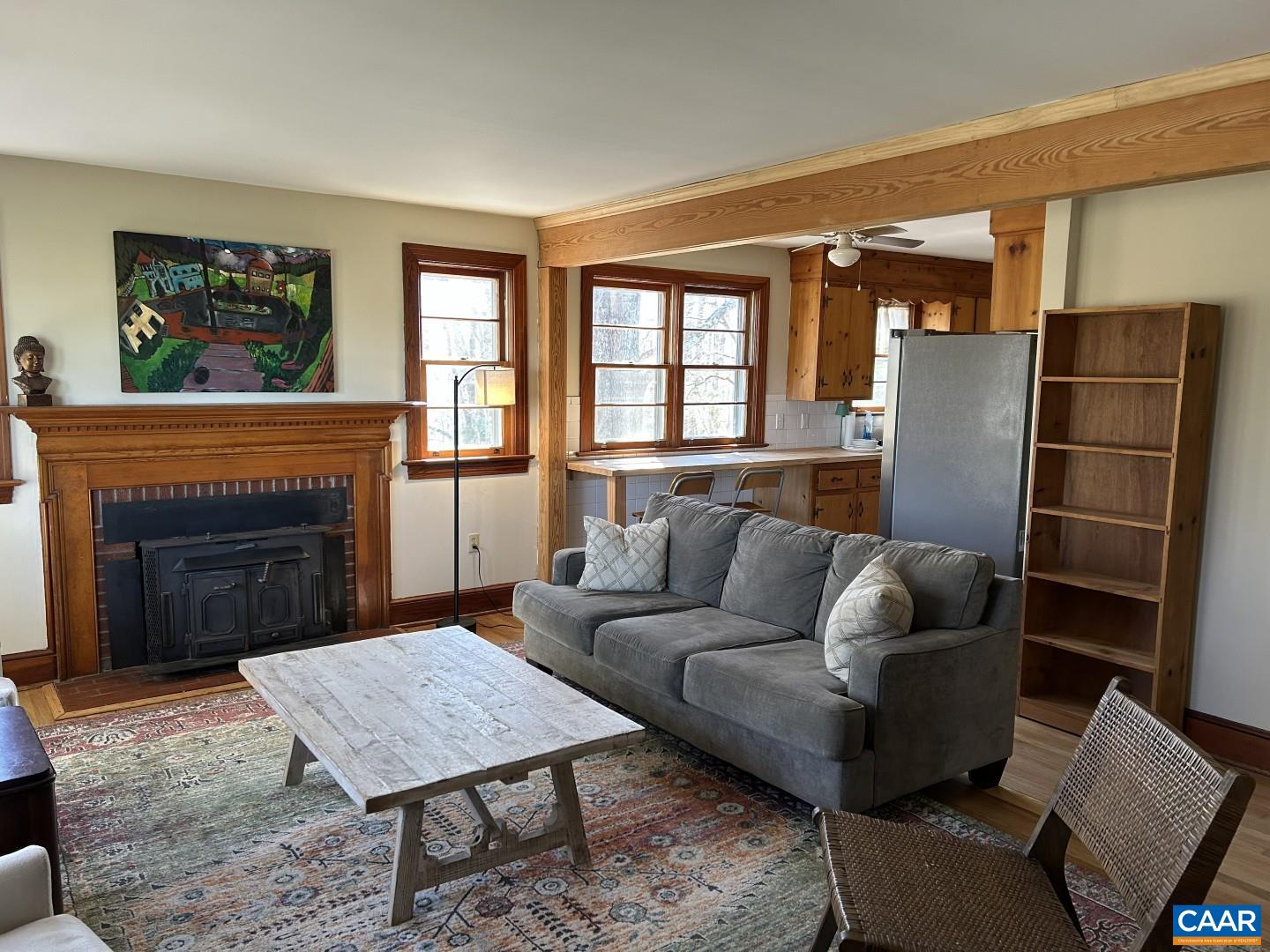 7714 Blenheim Road Scottsville, VA 24590 - Photo 2 of 35 a living room with furniture and a fireplace