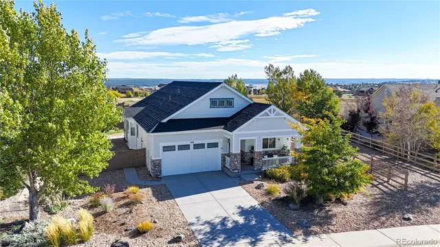 a house with trees in the background